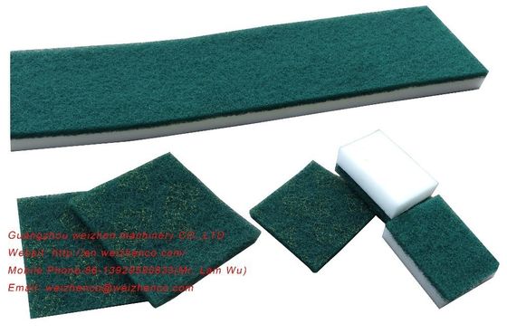 AC380/50HZ Vertical Sponge Foam Cutting Machine with Hot Melt Glue Laminating Function