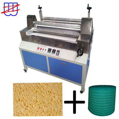 Vertical Cutting Laminating Machine for Kitchen Sponge and Scouring Pad Manufacturing