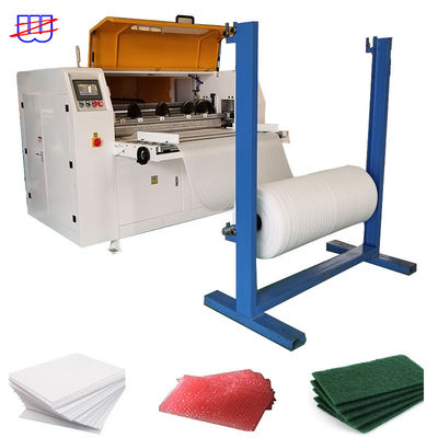Fully Automatic PLC Control Cross Cutter for PE EPE EVA Foam Roll Sheet Cutting and Slitting