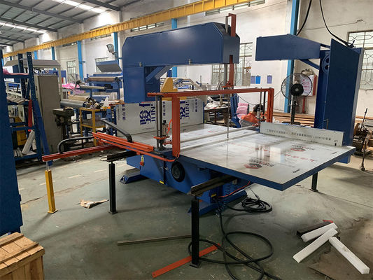 Automatic Green Scouring Pad Sponge Vertical Blade Saw Machine for Volume Production