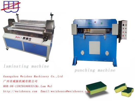 AC380/50HZ Voltage Kitchen Sponge Foam Scouring Pad Washer Sponge Making Machine