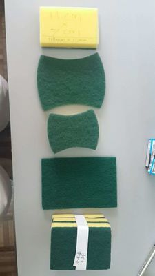Professional 250mm Kitchen Sponge Scouring Pad Hydraulic Pressing Cutting Machine