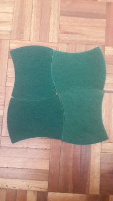 250 mm Cleaning Scouring Pad Production Line Machine for Smooth and Fast Cleaning